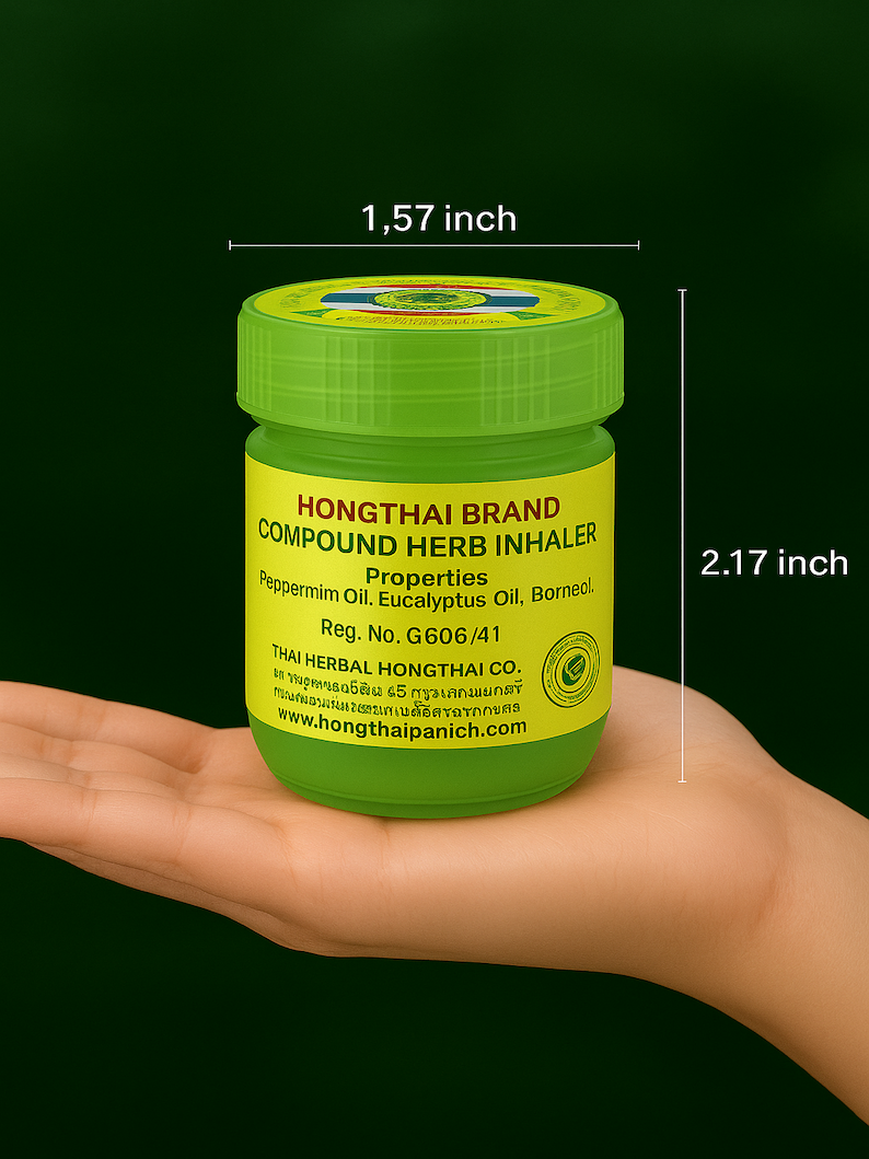 Hong Thai Yadom Herbal Inhaler, 10g XXL – 3 Pack